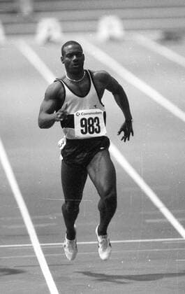 Ben Johnson in Aktion Ben Johnson in Aktion *** Ben Johnson in action Ben Johnson in action