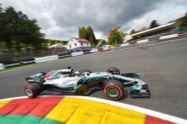 xekx 24.08.- 26.08.2018, FIA Formula 1 Championship, Grosser Preis von Belgien 2018, Grand Prix Belgien, GP Belgian Im Bild: Lewis Hamilton (GBR 44), Mercedes AMG Petronas Motorsport Spa Francochamps Belgien