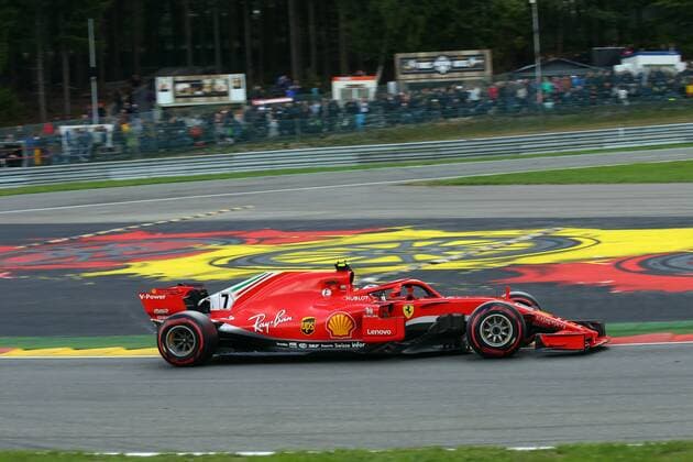 Photo4 LaPresse 25 08 2018 Spa - Francorchamps, Belgium Grand Prix Formula One Belgium 2018 In the pic: Kimi Raikkonen (FIN) Scuderia Ferrari SF71H Copyright: xPhoto4 LaPressex
