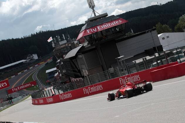 Photo4 LaPresse 25 08 2018 Spa - Francorchamps, Belgium Grand Prix Formula One Belgium 2018 In the pic: Kimi Raikkonen (FIN) Scuderia Ferrari SF71H Copyright: xPhoto4 LaPressex