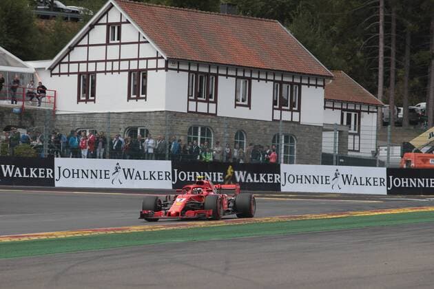 Photo4 LaPresse 25 08 2018 Spa - Francorchamps, Belgium Grand Prix Formula One Belgium 2018 In the pic: Kimi Raikkonen (FIN) Scuderia Ferrari SF71H Copyright: xPhoto4 LaPressex