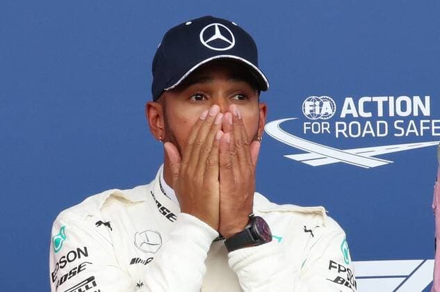 Mercedes British driver Lewis Hamilton pictured during the qualifications ahead of the Spa-Francorchamps Formula One Grand Prix of Belgium race, in Spa-Francorchamps, Saturday 25 August 2018. BENOITxDOPPAGNE  x05413341x