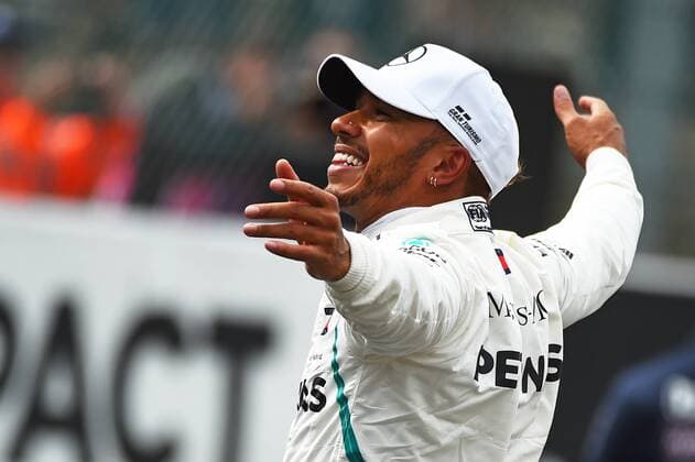 xekx 24.08.- 26.08.2018, FIA Formula 1 Championship, Grosser Preis von Belgien 2018, Grand Prix Belgien, GP Belgian Im Bild: Pole Position, 1. Startplatz, Lewis Hamilton (GBR 44), Mercedes AMG Petronas Motorsport Spa Francochamps Belgien
