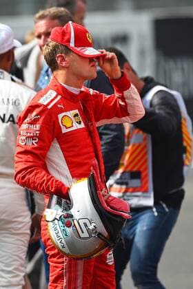 xekx 24.08.- 26.08.2018, FIA Formula 1 Championship, Grosser Preis von Belgien 2018, Grand Prix Belgien, GP Belgian Im Bild: 2. Startplatz, Sebastian Vettel (GER 5), Scuderia Ferrari Spa Francochamps Belgien