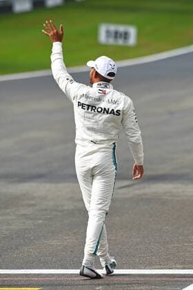 xekx 24.08.- 26.08.2018, FIA Formula 1 Championship, Grosser Preis von Belgien 2018, Grand Prix Belgien, GP Belgian Im Bild: Pole Position, 1. Startplatz, Lewis Hamilton (GBR 44), Mercedes AMG Petronas Motorsport Spa Francochamps Belgien