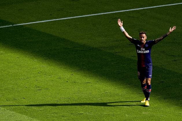 NEYMAR JR (PSG) FOOTBALL : PSG vs Angers - Conforama L1 - 25 08 2018 JBAutissier Panoramic 
