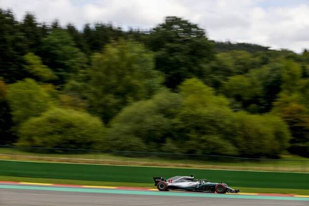 Motorsports: FIA Formula One World Championship WM Weltmeisterschaft 2018, Grand Prix of Belgium, 44 Lewis Hamilton (GBR, Mercedes AMG Petronas Motorsport), Spa-Francorchamps Belgium