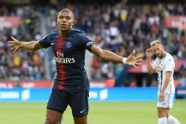 07 KYLIAN MBAPPE (PSG) - JOIE FOOTBALL : Paris SG vs Angers - Ligue 1 Conforama - 25 08 2018 FEP Panoramic 
