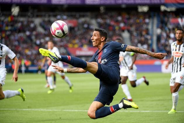 11 ANGEL DI MARIA (PSG) FOOTBALL : Paris SG vs Angers - Ligue 1 Conforama - 25 08 2018 FEP Panoramic 