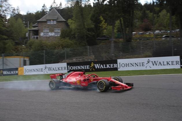 Photo4 LaPresse 25 08 2018 Spa - Francorchamps, Belgium Grand Prix Formula One Belgium 2018 In the pic: Sebastian Vettel (GER) Scuderia Ferrari SF71H Copyright: xPhoto4 LaPressex