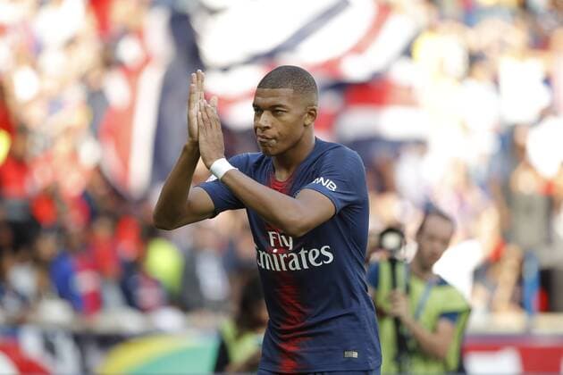 Kylian Mbappe (PSG) FOOTBALL : PSG v SCO ANGERS - Ligue 1 - 25 08 2018 StephaneAllaman Panoramic 