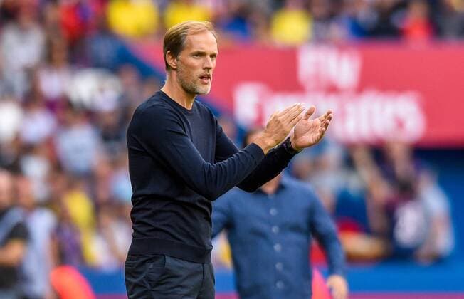 Thomas Tuchel - Stationen als Trainer, Paris Saint-Germain 2018 - 2020 Thomas Tuchel ( entraineur PSG ) FOOTBALL : Paris Saint Germain vs Angers SCO - Ligue 1 - Paris - 25 08 2018 FedericoPestellini Panoramic 