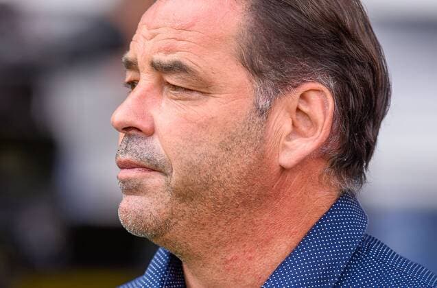 Stephane Moulin ( entraineur Angers ) FOOTBALL : Paris Saint Germain vs Angers SCO - Ligue 1 - Paris - 25 08 2018 FedericoPestellini Panoramic 