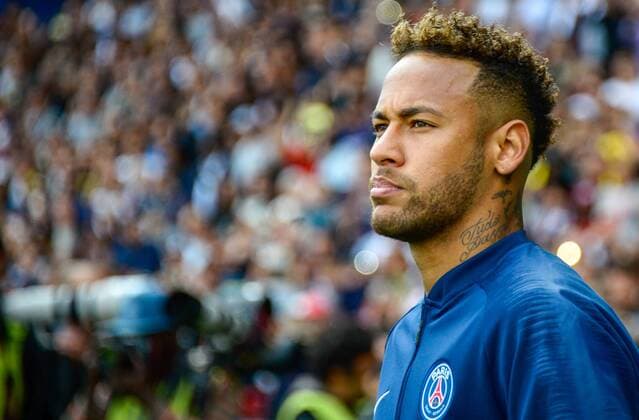 Neymar Jr ( PSG ) FOOTBALL : Paris Saint Germain vs Angers SCO - Ligue 1 - Paris - 25 08 2018 FedericoPestellini Panoramic 