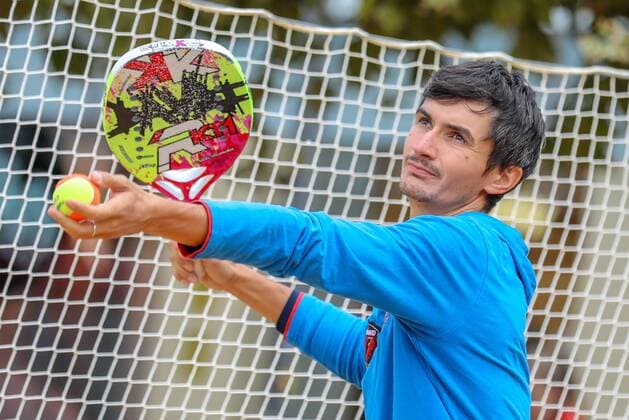 Nikita Burmakin RUS, 2. ITF Beach Tennis Open Saarlouis 2018, Saarlouis, 25.08.2018,