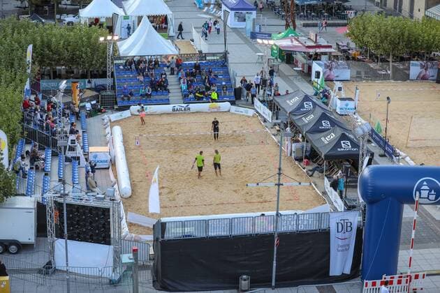 Beach Tennis Open Saarlouis am Kleinen Markt, Deutsche Meisterschaften Beach-Tennis, Saalouis, 25.08.2018,