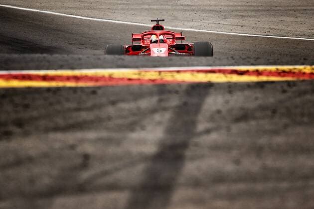Sport Themen der Woche KW34 Sport Bilder des Tages Ferrari s German driver Sebastian Vettel pictured in action during the Spa-Francorchamps Formula One Grand Prix of Belgium race, in Spa-Francorchamps, Sunday 26 August 2018. BRUNOxFAHY  x05414404x
