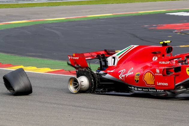 Motorsports: FIA Formula One World Championship WM Weltmeisterschaft 2018, Grand Prix of Belgium, 7 Kimi Raikkonen (FIN, Scuderia Ferrari), Spa-Francorchamps Belgium