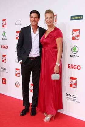 Maria Hoefl-Riesch und Ehemann Marcus Hoefl bei der Verleihung vom Bild Award am 27.08.2018 in Hamburg Sportbild Award 2018 Verleihung in Hamburg