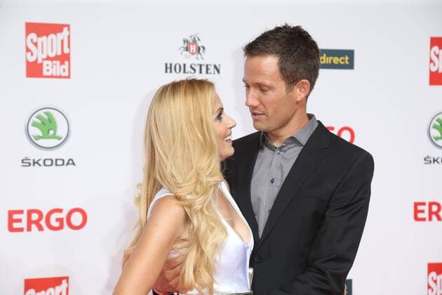 Andrea Kaiser und Ehemann Sebastien Ogier Verleihung des Bild Award in der Fischauktionshalle Große Elbstraße in Hamburg am 27.8.2018