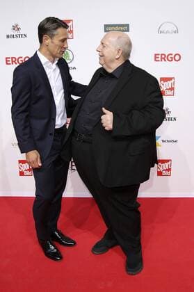 Niko Kovac und Reiner Calmund bei der Verleihung des 16. Bild Award 2018 in der Fischauktionshalle. Hamburg, 27.08.2018