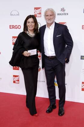 Rudi Völler mit Ehefrau Sabrina bei der Verleihung des 16. Bild Award 2018 in der Fischauktionshalle. Hamburg, 27.08.2018