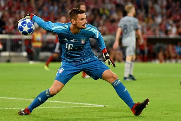 Torwart Sven Ulreich (FC Bayern Muenchen). Deutschland, Muenchen, 28.08.2018, Fussball, Bundesliga: Servus Basti FC Bayern Muenchen vs Chicago Fire, Allianz Arena DFL REGULATIONS PROHIBIT ANY USE OF PHOTOGRAPHS AS IMAGE SEQUENCES AND OR QUASI-VIDEO.