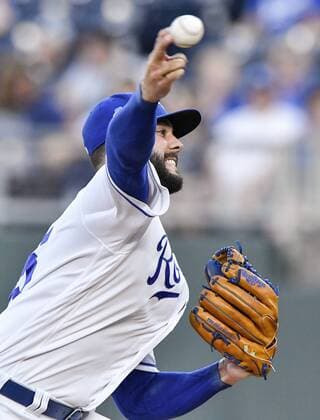 August 28, 2018 - Kansas City, MO, USA - Kansas City Royals starting pitcher Jakob Junis throws in the first inning against the Detroit Tigers at Kauffman Stadium in Kansas City, Mo., on Tuesday, Aug. 28, 2018. Detroit at Kansas City - ZUMAm67_ 20180828_zaf_m67_023 Copyright: xJohnxSleezerx