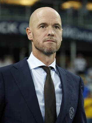 Ajax coach Erik ten Hag during the UEFA Champions League play offs round second leg match between Dynamo Kyiv and Ajax Amsterdam at the NSK Olimpiyskyi on August 28, 2018 in Kyiv, Ukraine UEFA Champions League 2018 2019 xVIxVIxImagesx xMauricexvanxSteenxIVx 11934656