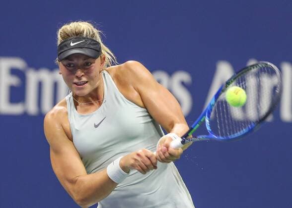 Carina Witthoeft Tennis - US Open 2018 - Grand Slam ITF ATP Tennis Herren WTA Tennis Damen - Billie Jean King Tennis Center - New York - New York - USA - 29 August 2018. Copyright: xJuergenxHasenkopfx