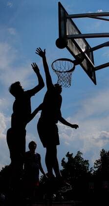 BAU 14.07.2018 Stuttgart Basketball Streetballfestival, Feature Schatten