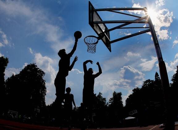 BAU 14.07.2018 Stuttgart Basketball Streetballfestival, Feature Schatten
