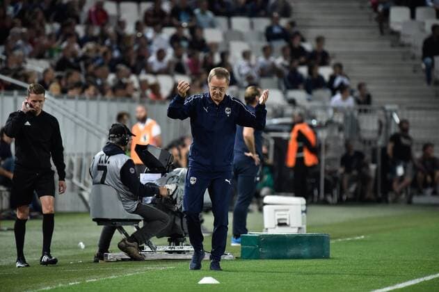 Eric Bedouet (gir) FOOTBALL : Bordeaux vs KAA Gent- 4eme Tour Ligue Europa - Bordeaux - 30 08 2018 ThierryBreton Panoramic 