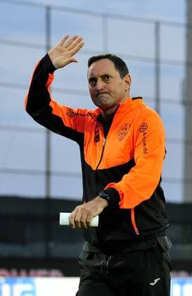 30.08.2018 Cluj-Napoca(Romania) CFR Cluj-F91 Dudelange Europa League play off men s football Toni Conceicao CFR Cluj coach :Str 