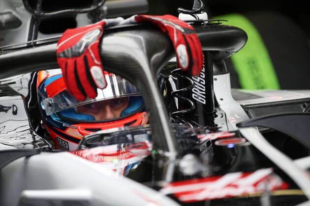 Photo4 LaPresse 31 08 2018 Monza, Italy Grand Prix Formula One Italia 2018 In the pic: Romain Grosjean (FRA) Haas F1 Team VF-18  Copyright: xPhoto4 LaPressex