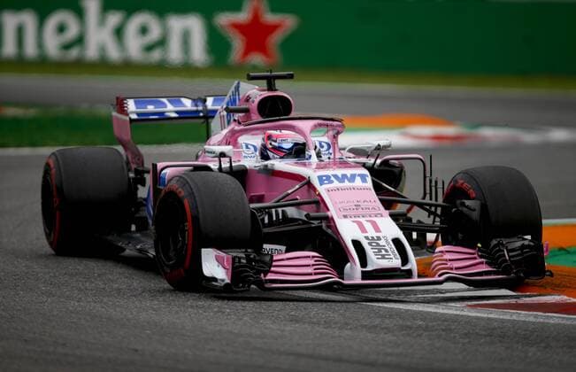 Motorsports: FIA Formula One World Championship WM Weltmeisterschaft 2018, Grand Prix of Italy, 11 Sergio Perez (MEX, Racing Point Force India F1 Team), Monza Italy