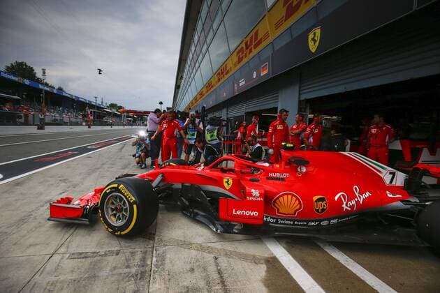 Motorsports: FIA Formula One World Championship WM Weltmeisterschaft 2018, Grand Prix of Italy, 7 Kimi Raikkonen (FIN, Scuderia Ferrari), Monza Italy