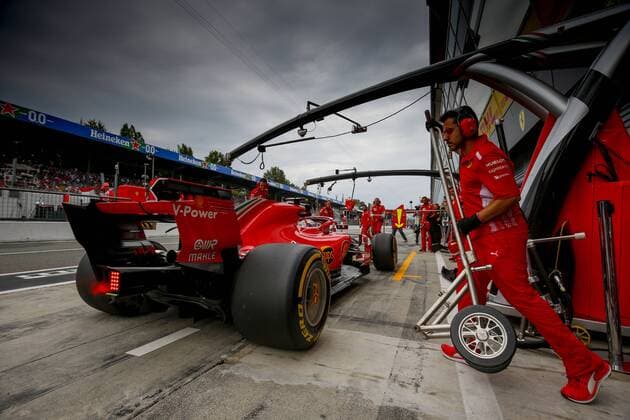 Motorsports: FIA Formula One World Championship WM Weltmeisterschaft 2018, Grand Prix of Italy, 7 Kimi Raikkonen (FIN, Scuderia Ferrari), Monza Italy