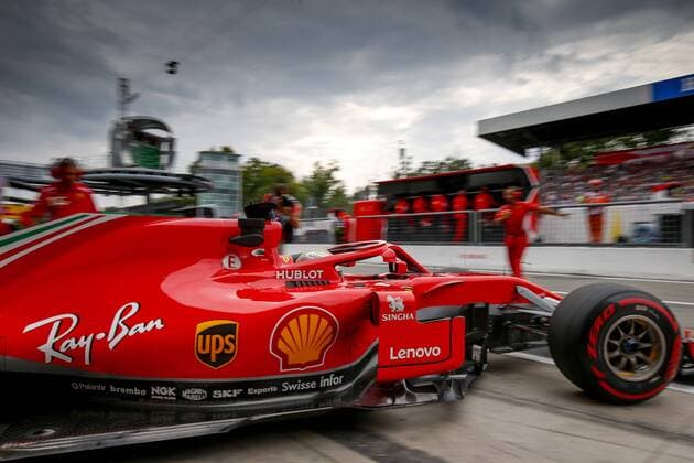 Motorsports: FIA Formula One World Championship WM Weltmeisterschaft 2018, Grand Prix of Italy, 5 Sebastian Vettel (GER, Scuderia Ferrari), Monza Italy