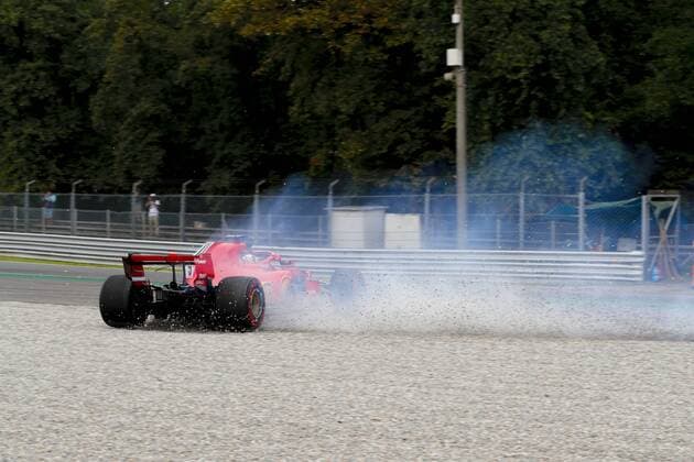 Motorsports: FIA Formula One World Championship WM Weltmeisterschaft 2018, Grand Prix of Italy, 5 Sebastian Vettel (GER, Scuderia Ferrari), Monza Italy