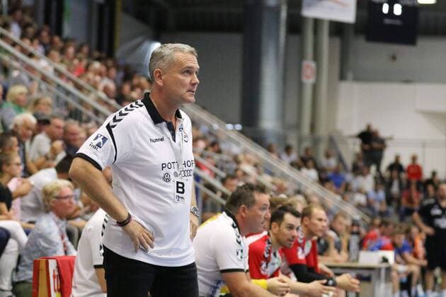 Kay Rothenpieler (Trainer ASV Hamm-Westfalen), ASV Hamm-Westfalen vs TV Grosswallstadt, Handball, 2. Bundesliga, 31.08.2018, ASV Hamm-Westfalen vs TV Grosswallstadt, Handball, 2. Bundesliga, 31.08.2018 Hamm Copyright: xEIBNER JanxStrohdiekx EP_JSK