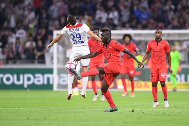 Fußball, Olympique Lyon - OGC Nizza 09 MARIO BALOTELLI (NICE) FOOTBALL : Lyon vs Nice - Ligue 1 Conforama - 31 08 2018 FEP Panoramic 