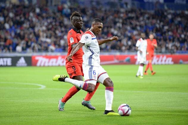 09 MARIO BALOTELLI (NICE) - 06 MARCELO (OL) FOOTBALL : Lyon vs Nice - Ligue 1 Conforama - 31 08 2018 FEP Panoramic 