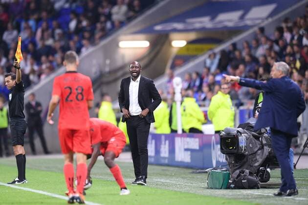Patrick VIEIRA (ENTRAINEUR NICE) FOOTBALL : Lyon vs Nice - Ligue 1 Conforama - 31 08 2018 FEP Panoramic 