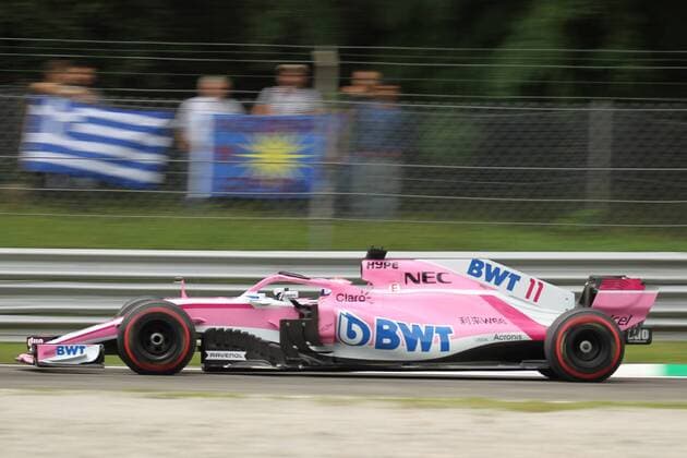 Sergio Perez Racing Point Force India Monza 31-08-2018 GP Italia Formula 1 Championship 2018 Foto Federico Basile Insidefoto federicoxbasile