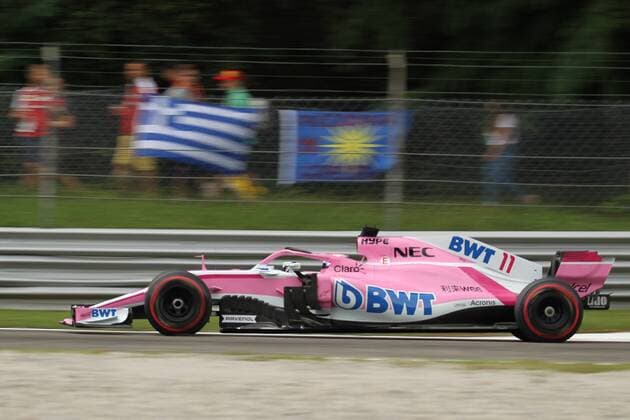 Sergio Perez Racing Point Force India Monza 31-08-2018 GP Italia Formula 1 Championship 2018 Foto Federico Basile Insidefoto federicoxbasile