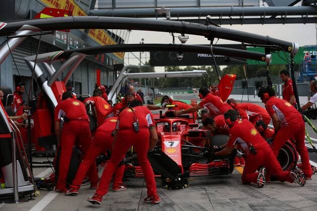 Kimi Raiikkoenen, Scuderia Ferrari, formula 1 GP, Italien in Monza, 01.09.2018 Photo:mspb Jean Petin Kimi Raikkoenen, formula 1 GP, Italien 2018