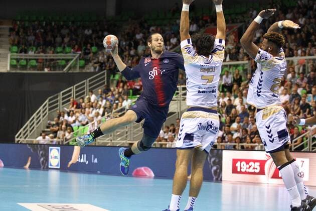 Kim Ekdahl du Rietz (Paris) HANDBALL : Trophee des Champions - Demi-finale - Paris Saint-Germain HB vs Saint-Raphael Var HB - 01 09 18 KevinDomas Panoramic 