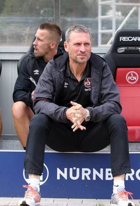 01.09.2018 - Fussball - Saison 2018 2019 - Regionalliga Bayern - 09. Spieltag: 1. FC Nürnberg Nuernberg FCN II U21 U 21 ( Club ) - SV Heimstetten - DaMa - Novak Vincent (Co-Trainer 1. FC Nürnberg FCN II ) Reiner Geyer (Trainer 1. FC Nürnberg FCN II )