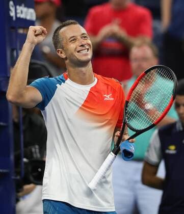 Philipp Kohlschreiber macht die Faust und jubelt,Jubel,Freude,Emotion Copyright: xJuergenxHasenkopfx